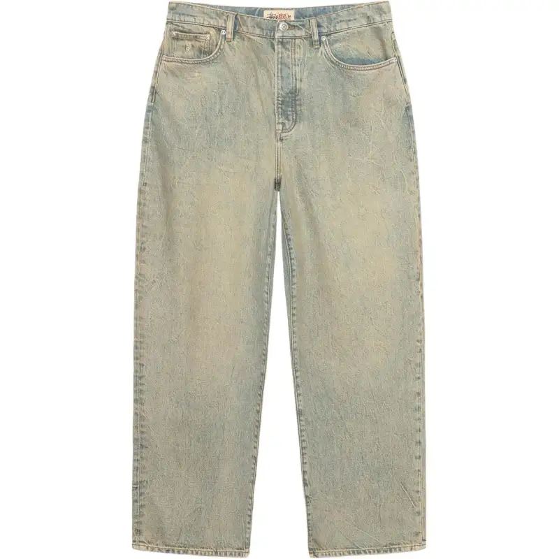 Stussy Jeans Unisex Blue Moderate Straight Fit Pants