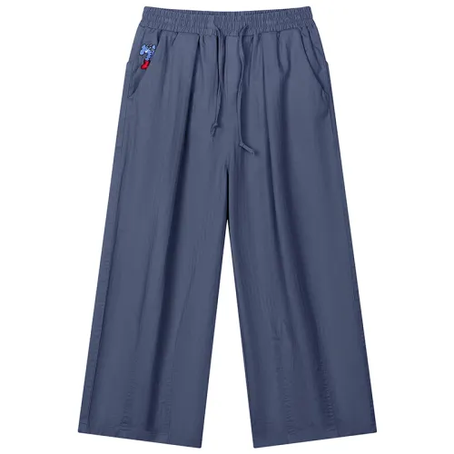 MIND ERROR Leisure Pants Xiaoguang Embroidery Pump Loose Nine -point casual pants men's and women's same paragraph