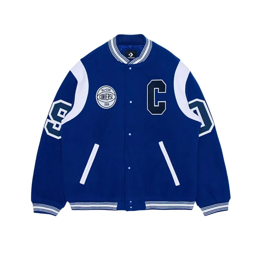 Converse Baseball Jacket Men's Blue