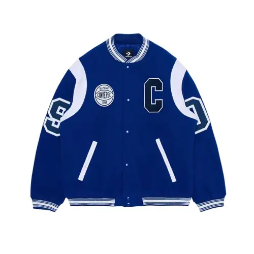 Converse Baseball Jacket Men's Blue