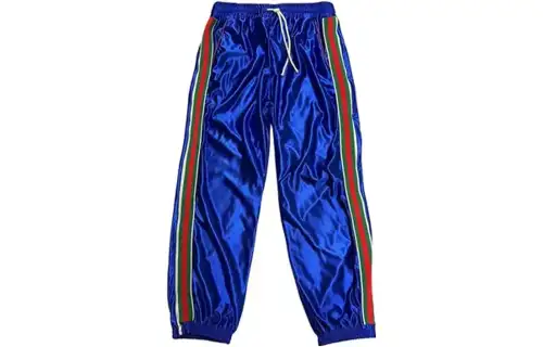 GUCCI Casual Pants Men's Blue Moderate Cuffed Pants