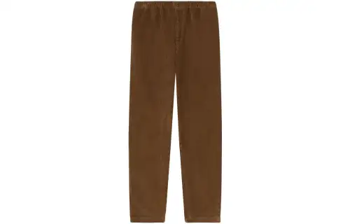 KENZO Casual Pants Men's Brown Moderate Straight Fit Pants