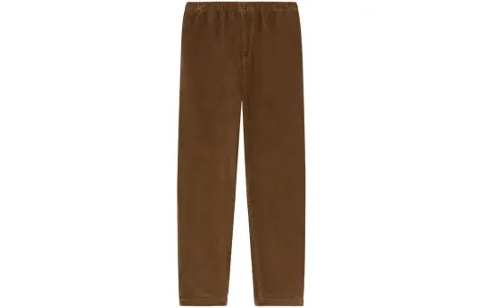 KENZO Casual Pants Men's Brown Moderate Straight Fit Pants
