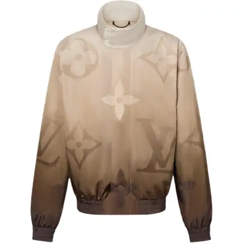 LOUIS VUITTON Monogram Printed Light Nylon Windbreaker