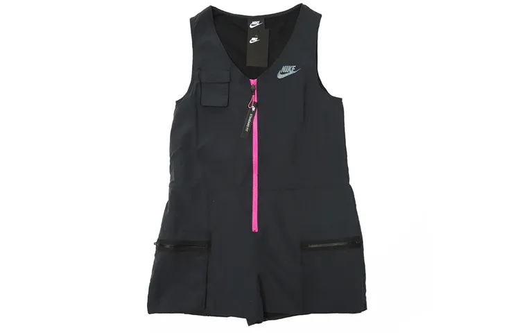Nike Jumpsuits Women's Black V-neck Thin