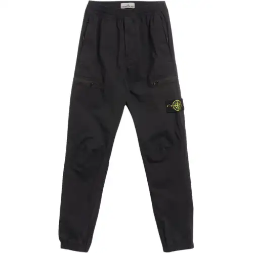 STONE ISLAND Compass Badge Tapered Leg Trousers