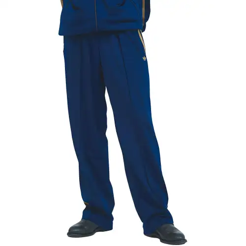Adidas Originals BECKENBAUERTRACK SUIT AW24 Knitted Sweatpants Men's Blue Yellow
