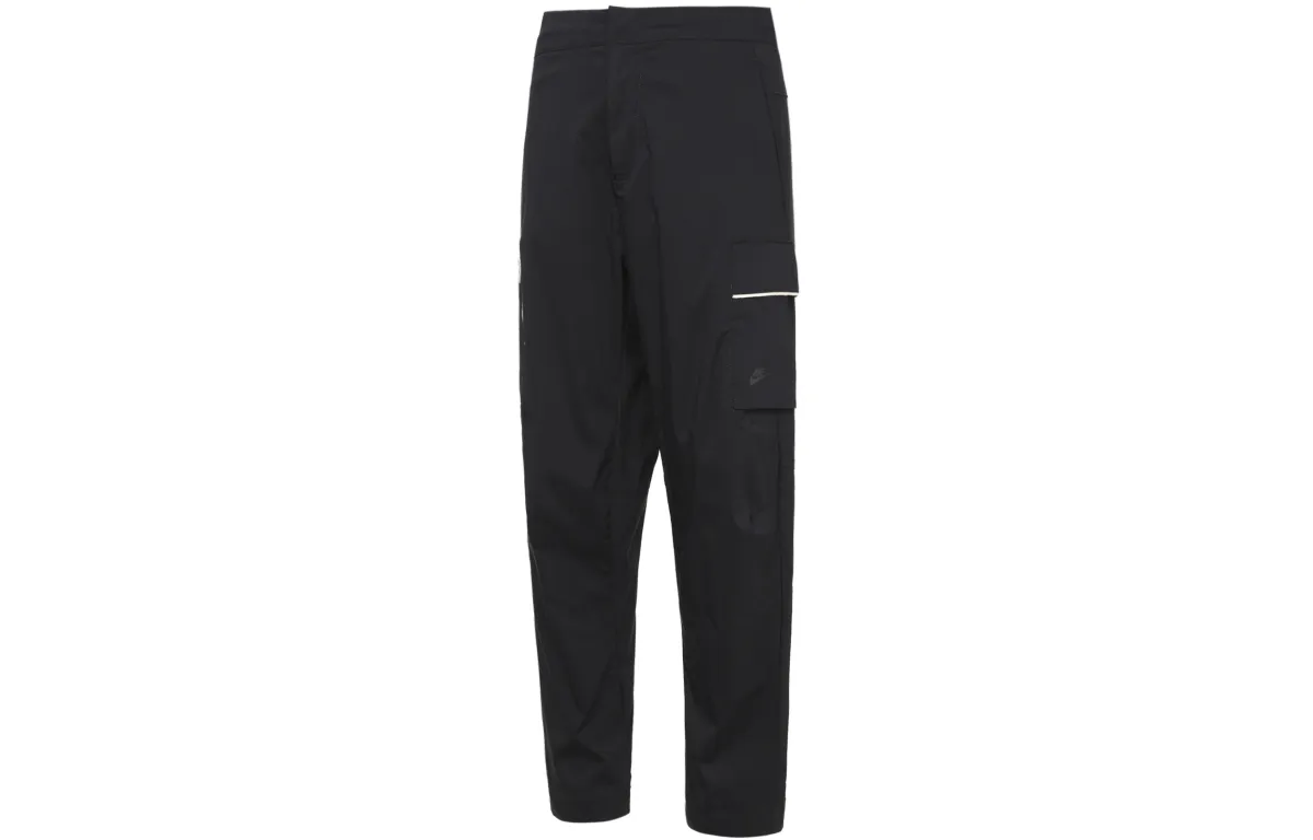 Nike Casual Pants Men's Black Moderate Straight Fit Pants