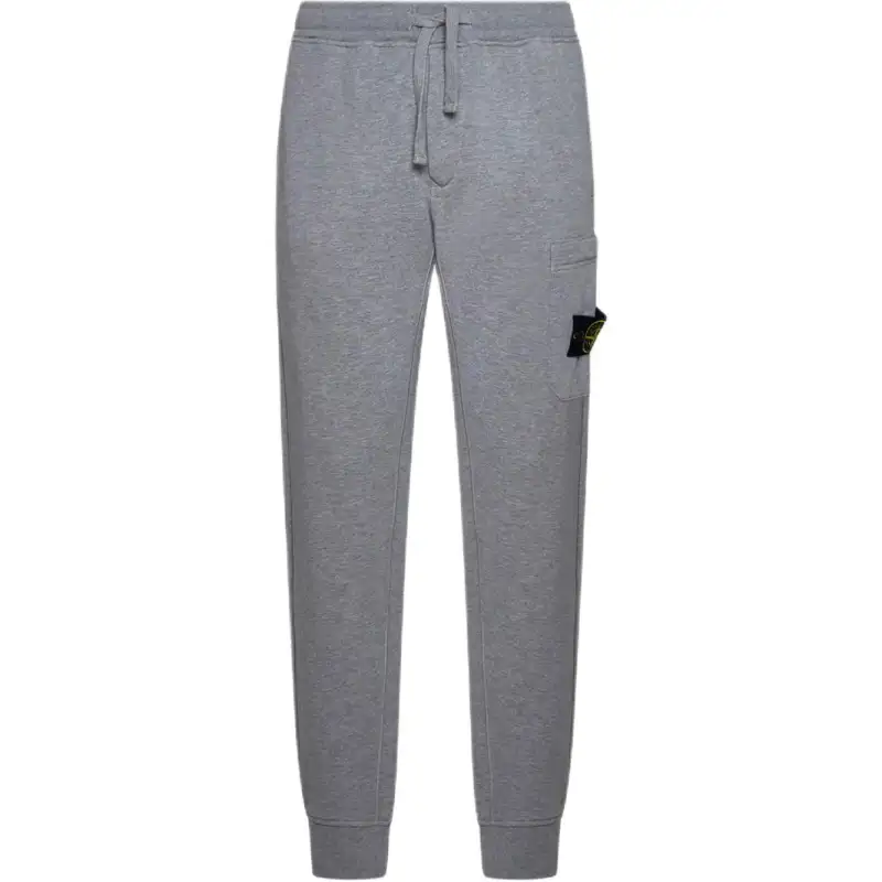STONE ISLAND Knitted Sweatpants Men's Gray