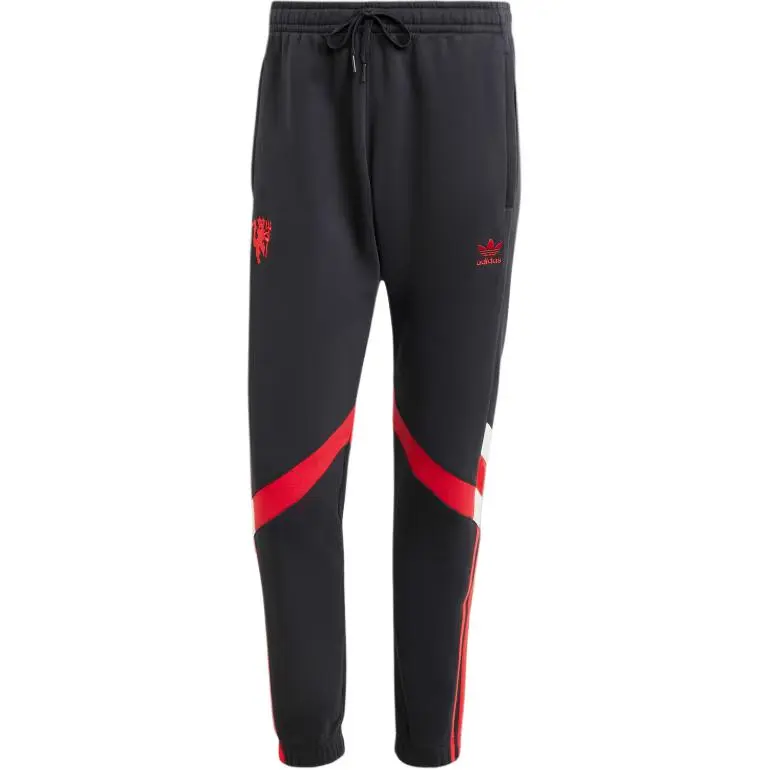 Adidas Originals Knitted Sweatpants Men's Black/Red