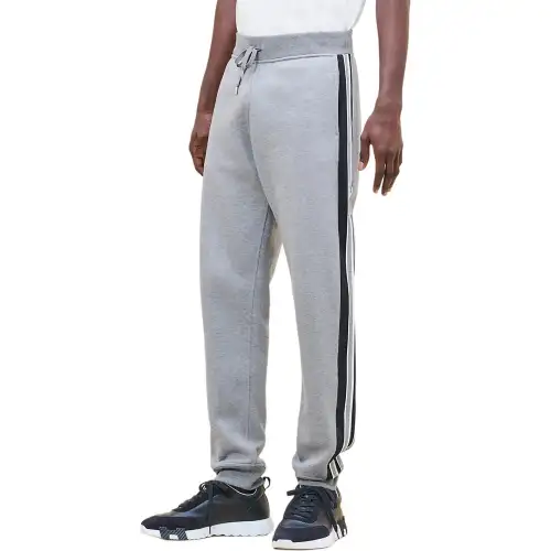 HERMES FW24 Knitted Sweatpants Men's Gray