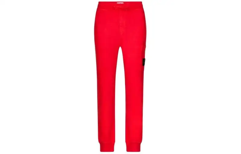 STONE ISLAND Casual Pants Men's Red