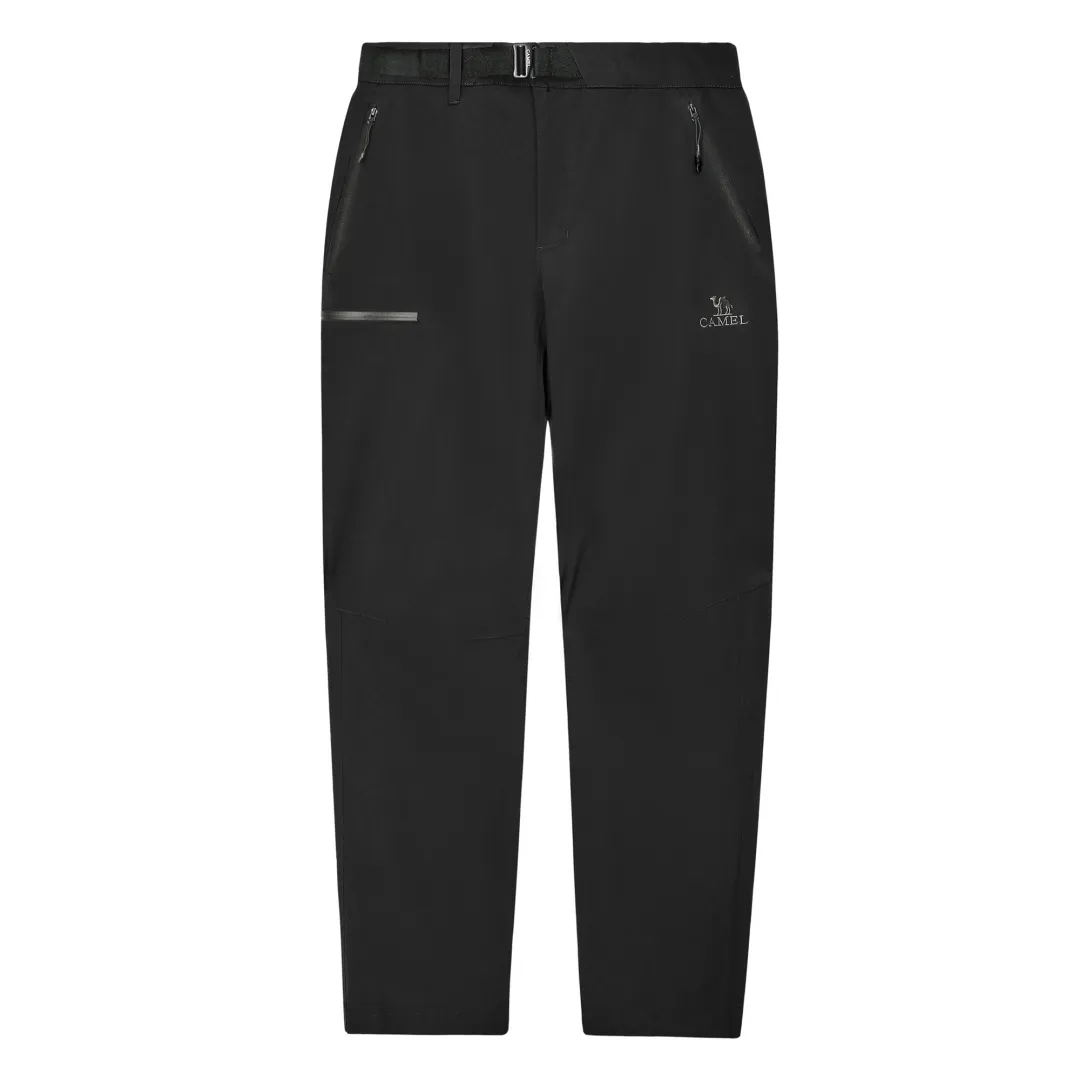 CAMEL All Weather Windbreaker Pants Men's Thickened Straight Fit Pants