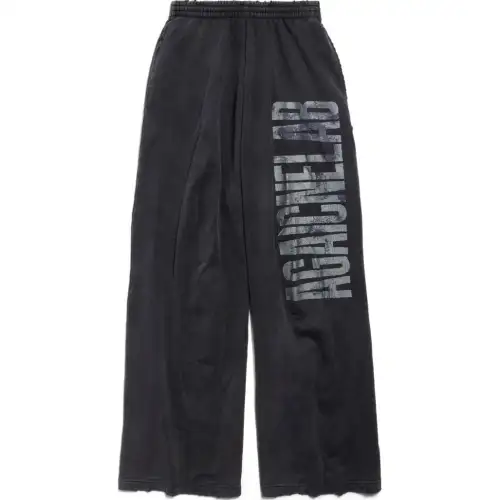 Balenciaga Knitted Sweatpants Men's Black
