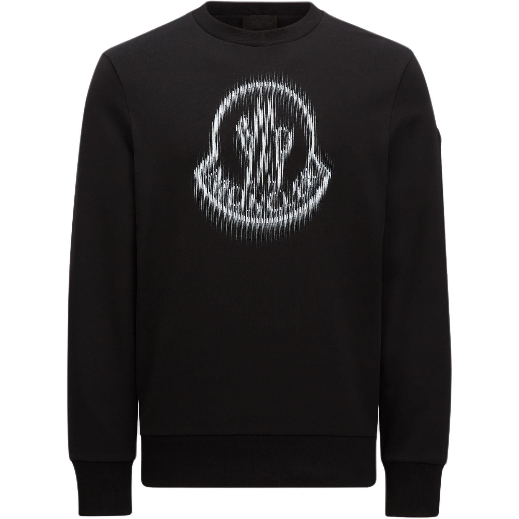 Мужской свитшот Moncler Moncler Logo (черный)