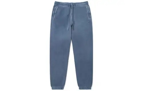 Vans Fleece Lined Tie Dye Elastic Cuff Knitted Sweatpants Unisex Blue