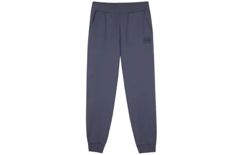 Skechers Solid Color Mid Rise Versatile Fleece Lined Thermal Knitted Sweatpants Men's Odyssey Gray