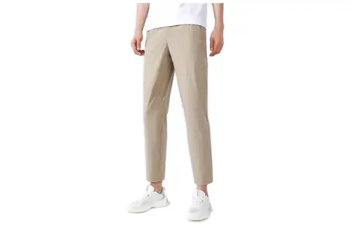 ANTA Variety Training Collection Casual Pants Men's Wood Khaki Moderate Straight Fit Pants