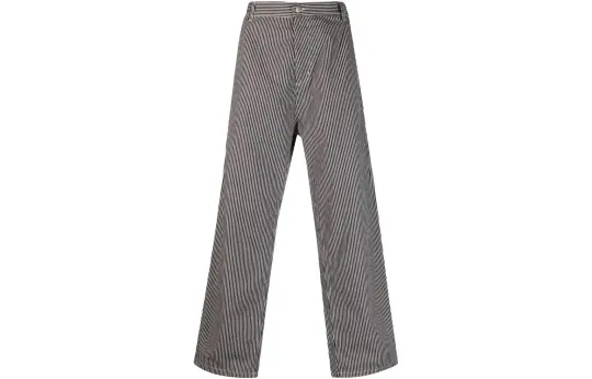 Carhartt WIP Casual Pants Men's Black Moderate Straight Fit Pants
