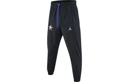 Jordan Casual Pants Men's Black Moderate Cuffed Pants