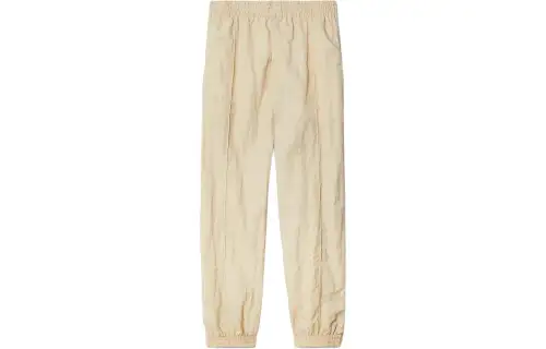 Burberry crinkled wide-leg track pants