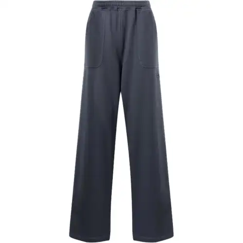 Reebok Wide Leg Track Pants Casual Pants Unisex Stone Blue