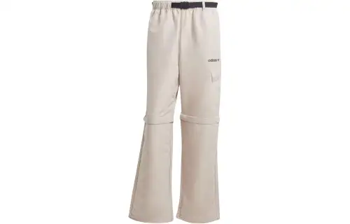 Adidas Originals Zip off Pants Knitted Sweatpants Men's Earth Umber