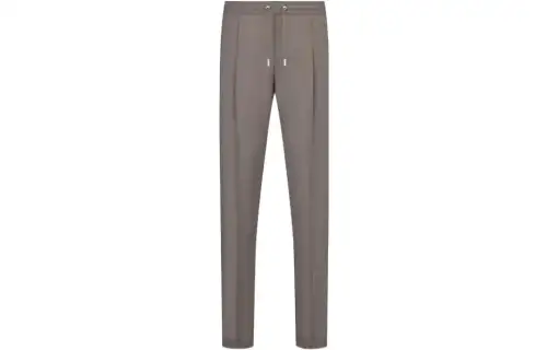 DIOR Casual Pants Men's Brown Moderate Straight Fit Pants