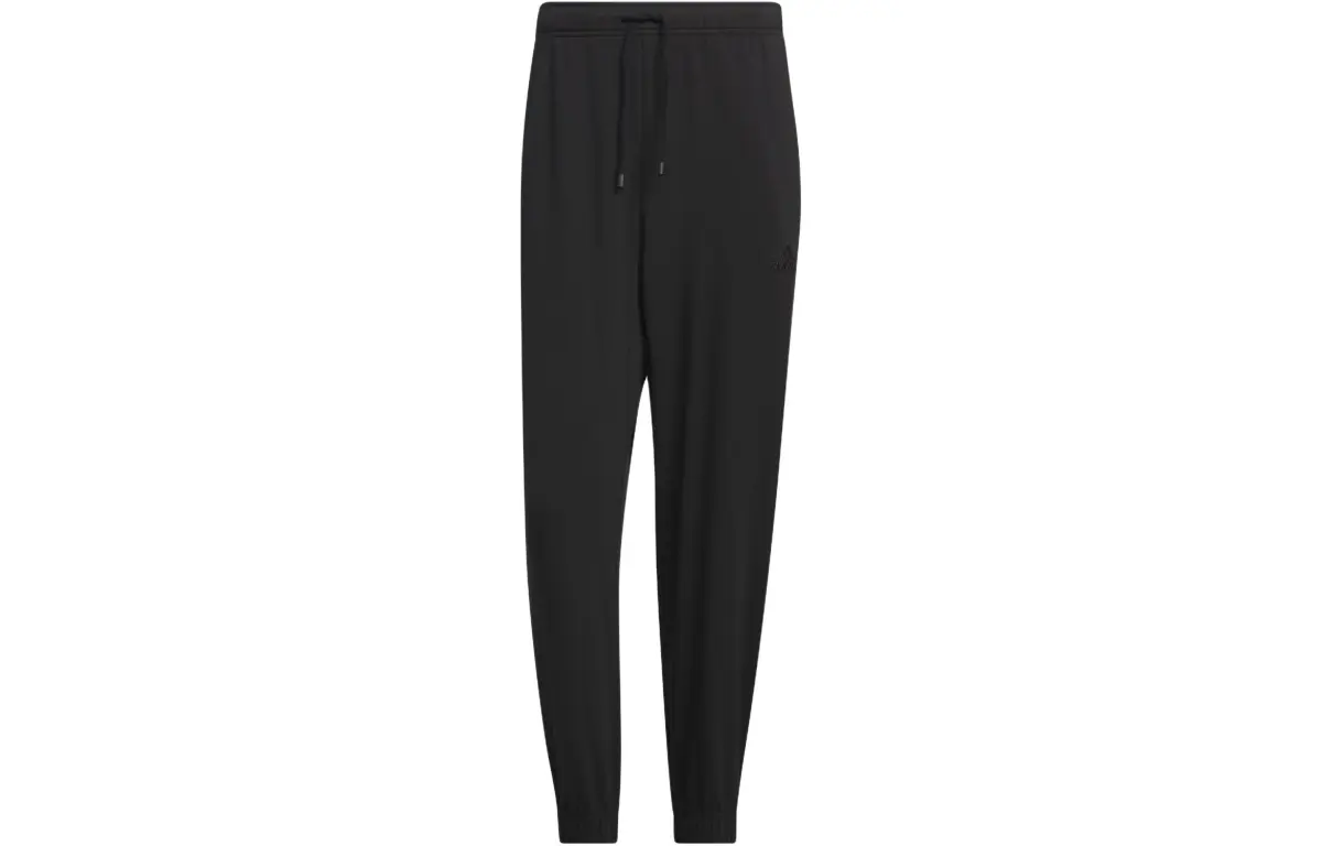 Adidas Lightweight French Terry Pants Knitted Sweatpants Men's Black