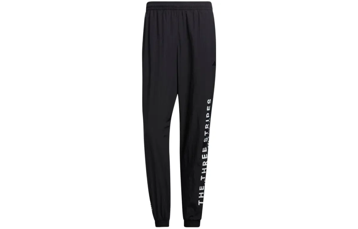 Adidas Casual Pants Unisex Black Moderate Cuffed Pants
