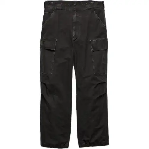 PRADA Jeans Men's Black Moderate Wide Leg Pants