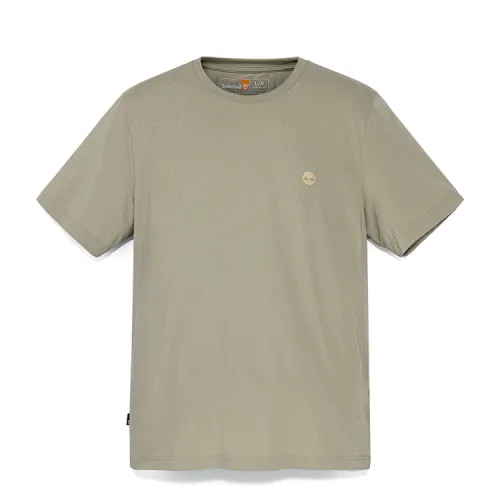 Timberland T Shirts Men's Khaki Crew Neck