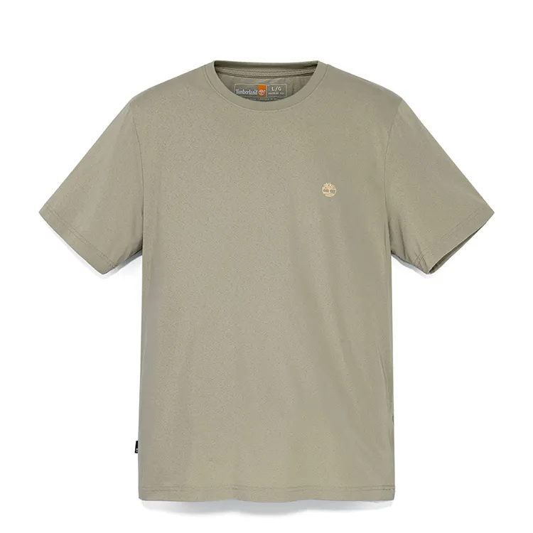 Timberland T Shirts Men's Khaki Crew Neck