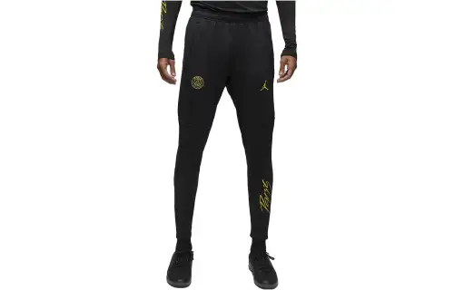 Jordan Football sports black trousers for training, with your logo imprint, print, slim fit