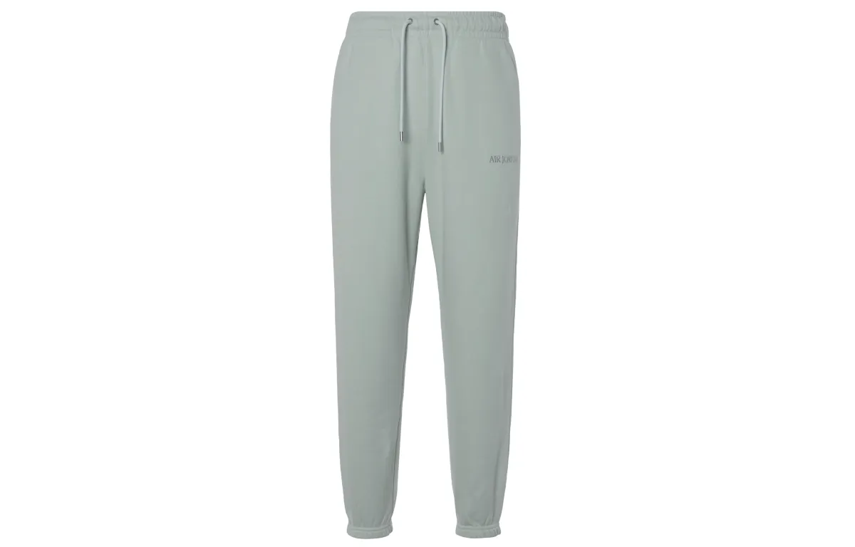 Jordan Wordmark Knitted Sweatpants Men's Light Silver