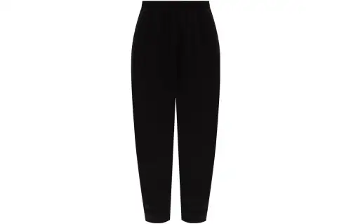 Balenciaga Casual Pants Regular Fit Men's Black
