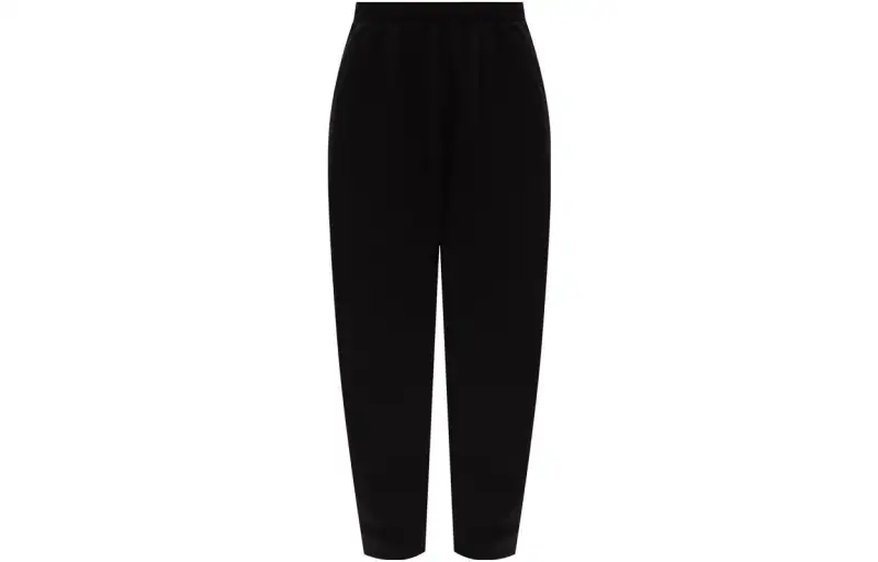 Balenciaga Casual Pants Regular Fit Men's Black