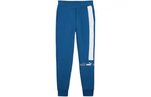 PUMA Knitted Sweatpants Men's Lake Blue