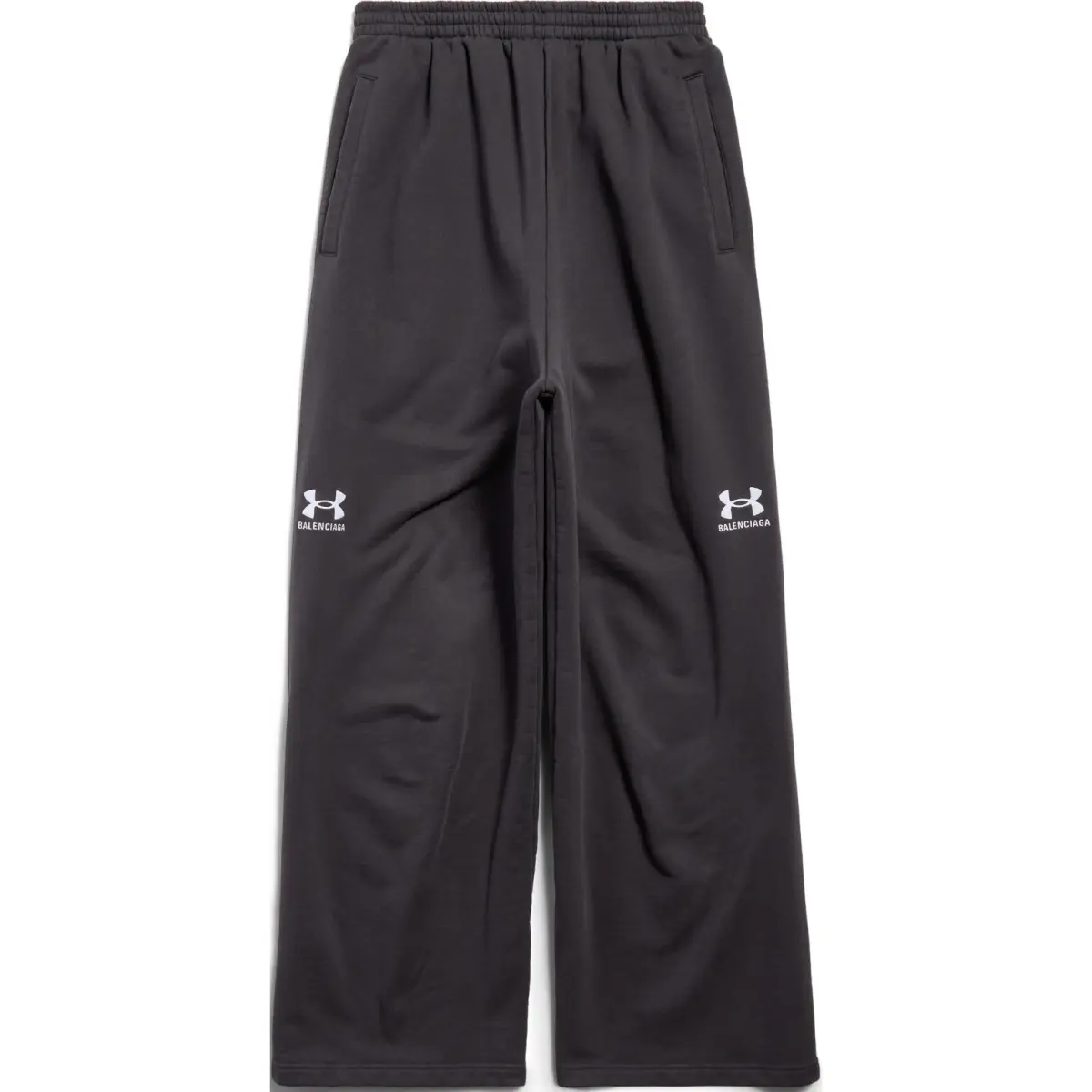 Balenciaga x Under Armour SS25 Knitted Sweatpants Loose Fit Unisex Black