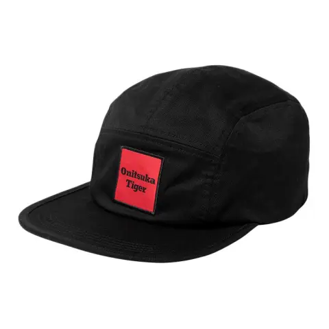 Onitsuka Tiger Original Design Cotton Baseball Caps Unisex Black