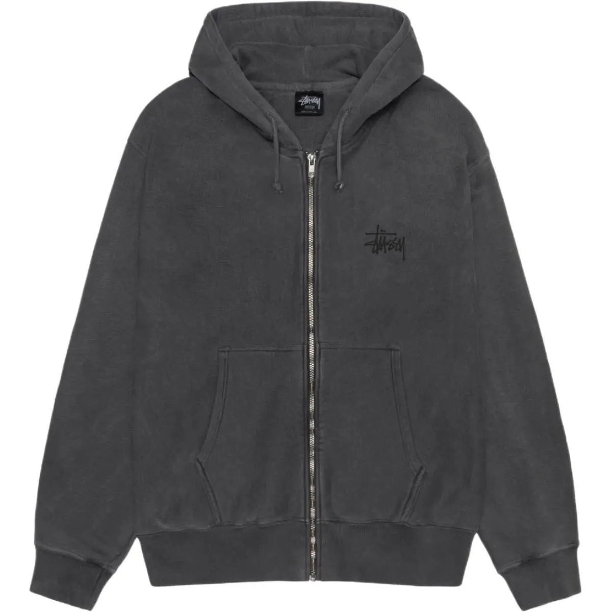 Stussy Basic Zip Hoodie Pigment Dyed