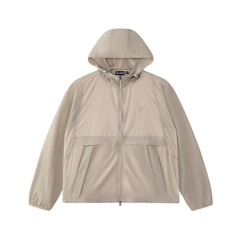 FILA FUSION FUSIONEER Sun Protection Clothing Men's Gray Brown Khaki