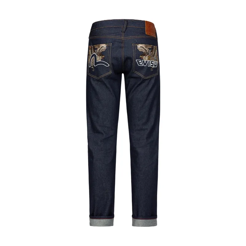 EVISU Jeans Men's Denim Blue Moderate Straight Fit Pants