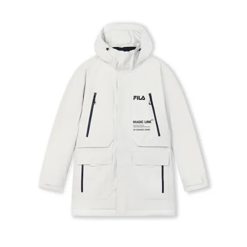 FILA ORIGINALE Down Jacket Men's Soft White Gray