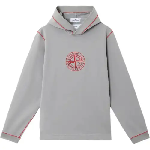 STONE ISLAND Year Of The Snake Limited Collection Sweatshirts Unisex Gray Hooded Moderate Other