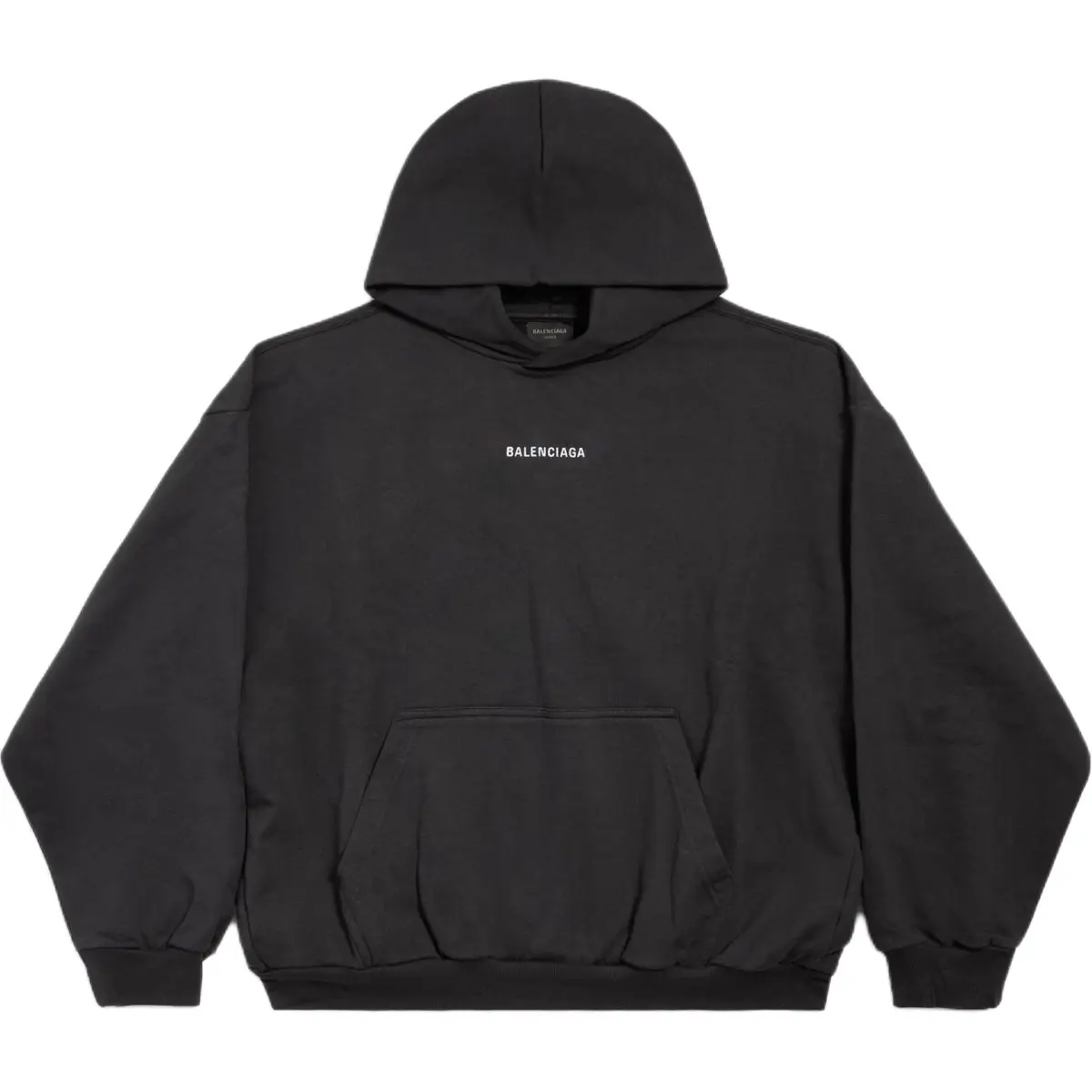 Balenciaga logo-print hoodie