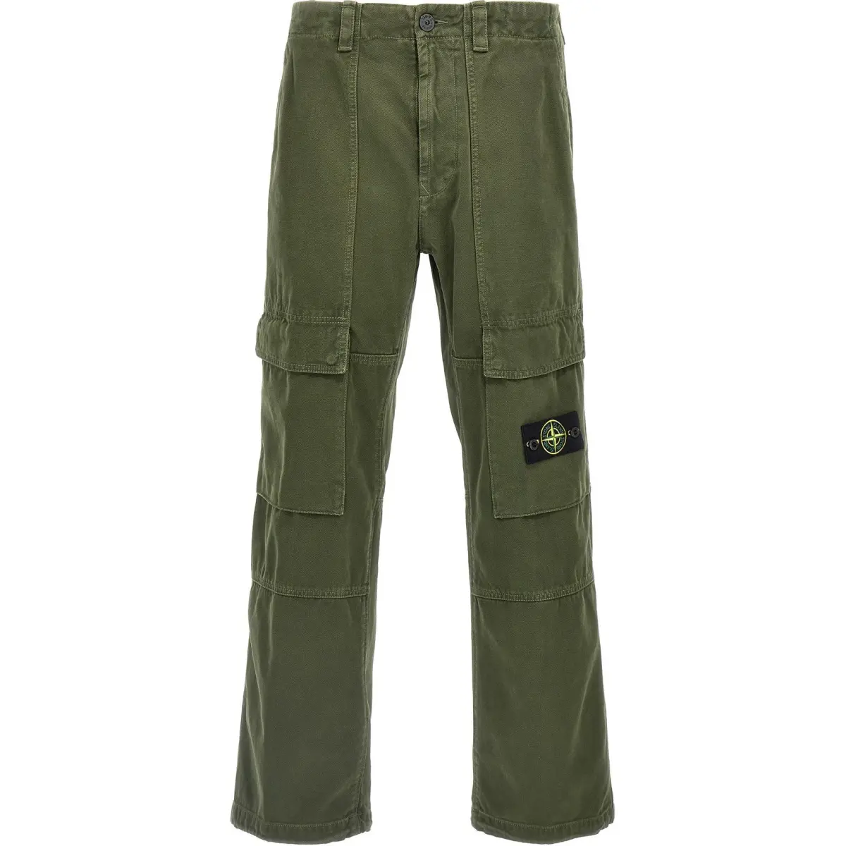 Stone Island cotton cargo trousers
