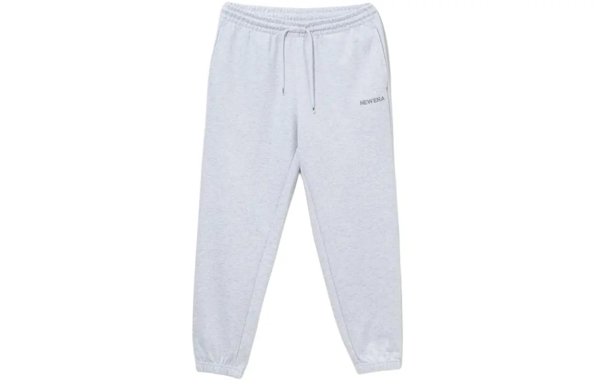 New Era SS24 Knitted Sweatpants Unisex Light Gray