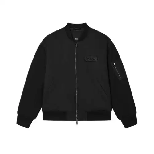 FILA MILANO SS25 Baseball Jacket Men's Black