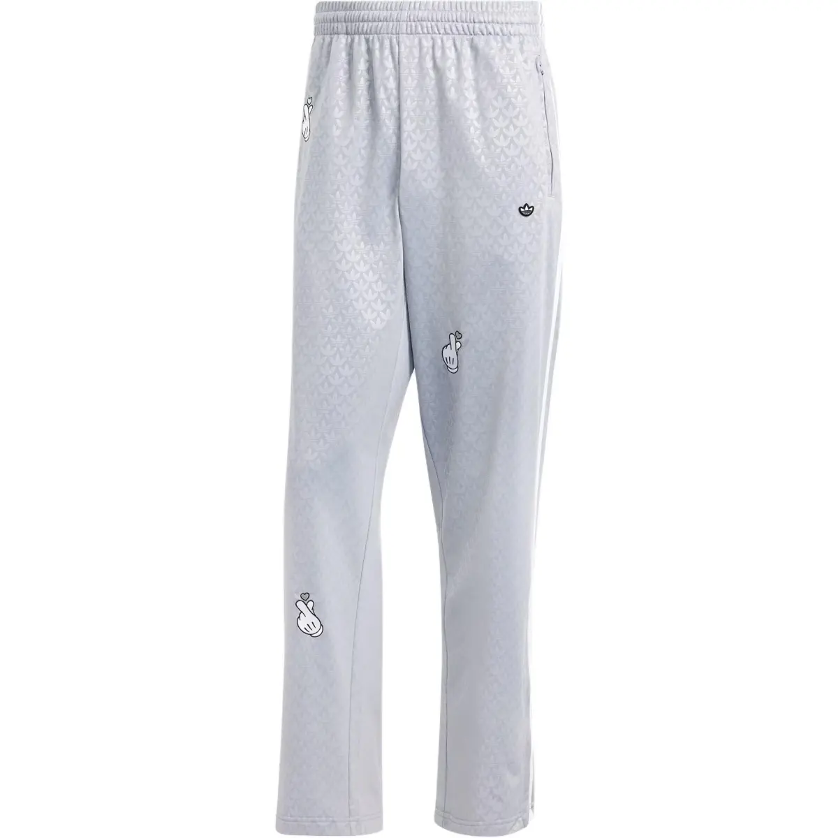 Adidas Originals x MILAOSHU Mickey Mouse Knitted Sweatpants Men's Gray